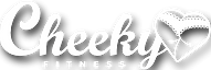 Cheeky Fitness Logo - white
